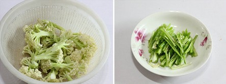 小炒西兰花菜的做法步骤2