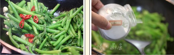 平淡的生活——清炒南瓜苗的做法步骤2