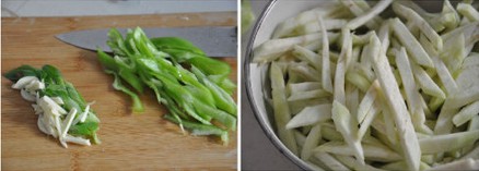 尖椒烧茄子的做法步骤1