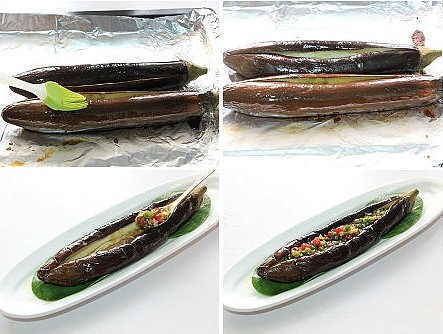 烤箱做出来的香辣茄子的做法步骤3