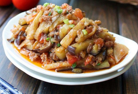 肉末炒茄子