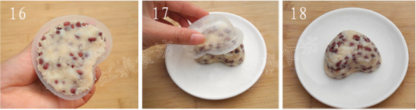 红豆生南国——山药红豆糕的做法步骤6