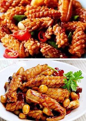 麻辣鱿鱼卷，湘菜的特色菜