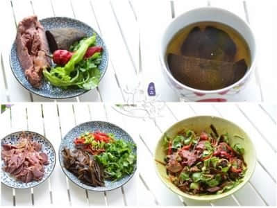 大头菜怎么做好吃之凉拌牛肉大头菜的做法