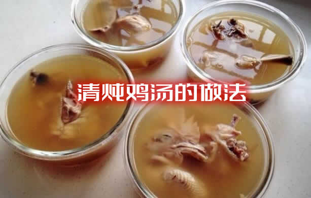 清炖鸡汤怎么炖好喝又营养（清炖鸡汤的做法）