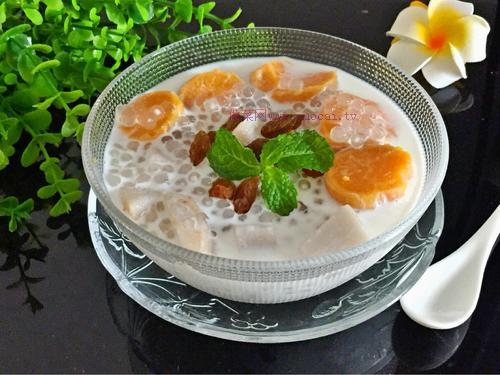 香甜软糯，非常受欢迎的香芋牛奶西米露怎么做