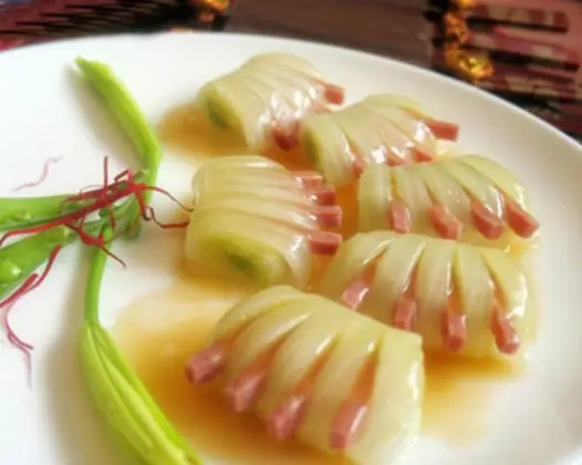 分享色香味俱全的佛手白菜怎么做
