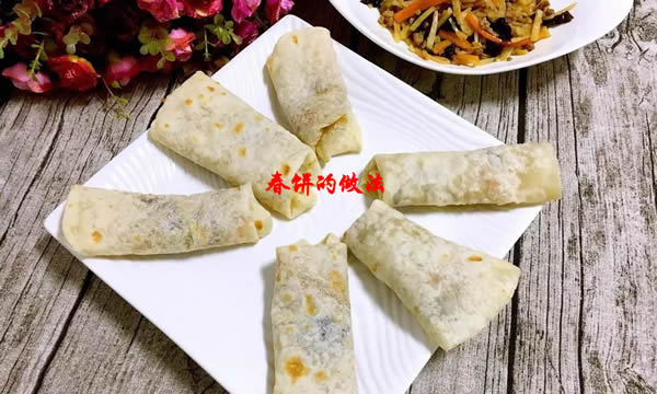 非常柔软，口感细腻的春饼怎么做