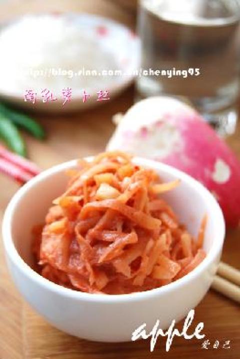 萝卜丝跟南乳这样一起做绝对能勾起你的食欲