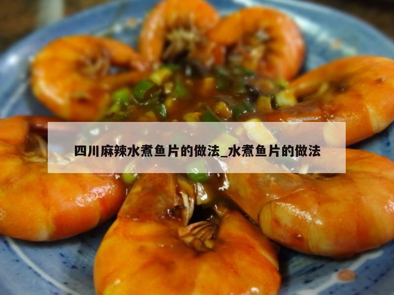 四川麻辣水煮鱼片的做法_水煮鱼片的做法