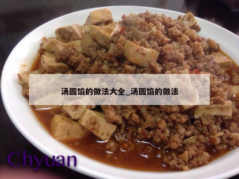 汤圆馅的做法大全_汤圆馅的做法