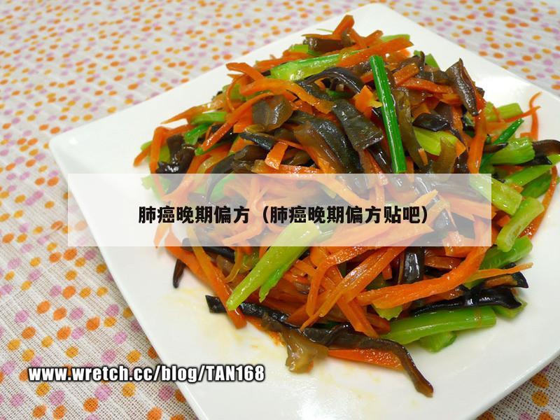  肺癌晚期偏方（肺癌晚期偏方贴吧）