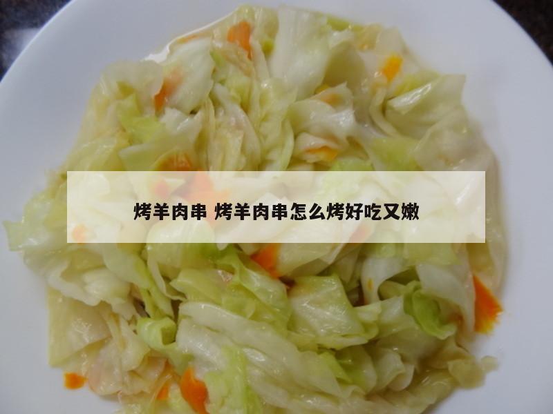 烤羊肉串 烤羊肉串怎么烤好吃又嫩