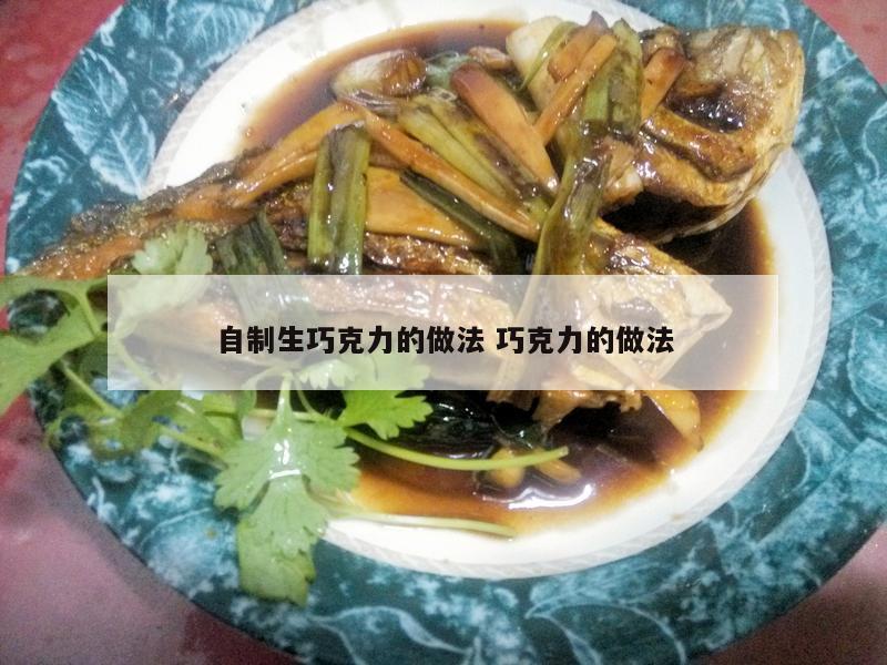 自制生巧克力的做法 巧克力的做法