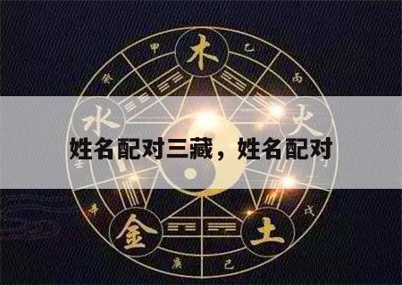 姓名配对三藏，姓名配对