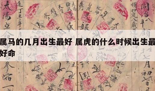属马的几月出生最好 属虎的什么时候出生最好命